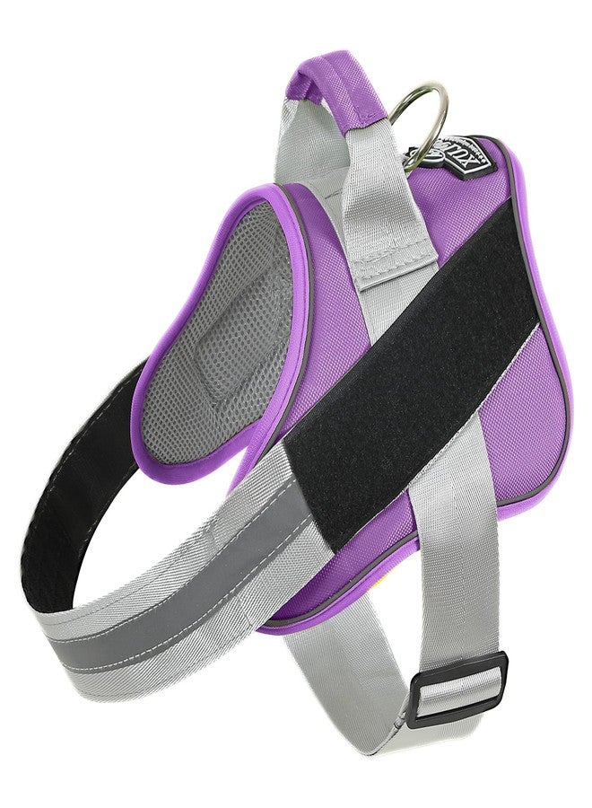 Bolux Dog Harness, No-Pull Reflective Dog Vest, Breathable Adjustable Pet Harness with Handle for Outdoor Walking - No More Pulling, Tugging or Choking (Lavender, Medium (Pack of 1)) - Image 1
